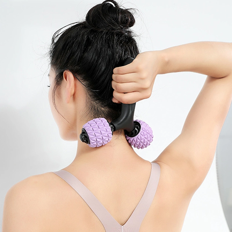 Muscles Deep Tissue Foam Roller Massage Y Shaped Manual Stick for Neck Calf Arm Leg Wbb15533