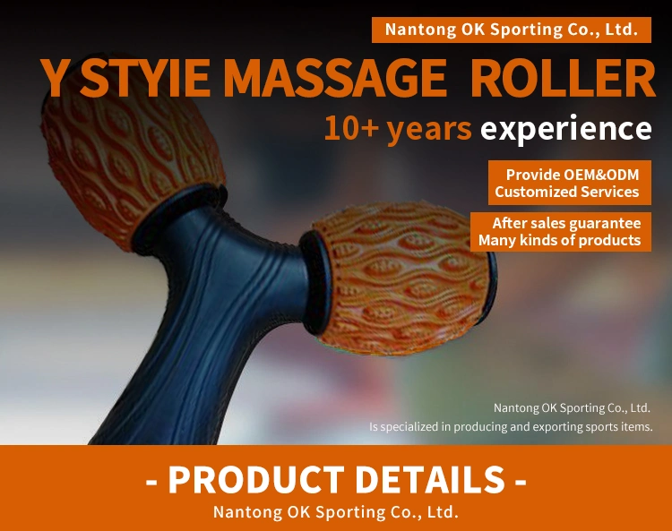 Okpro Muscle Back Roller Stick Gym Y Style Massage Stick