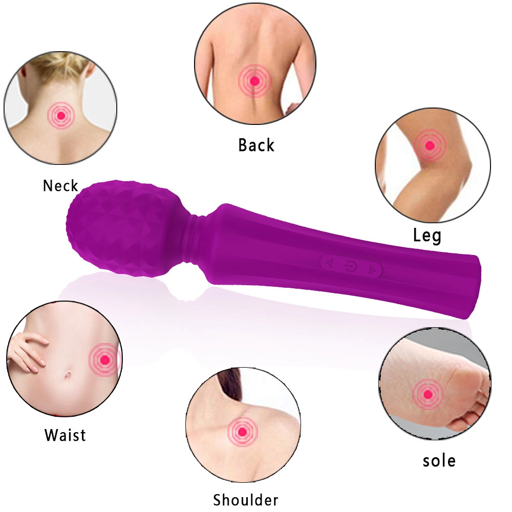 8-Frequency 5-Speed Female Masturbation Massage Stick Full Coverage