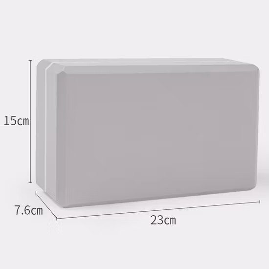 Bloque de yoga de corcho natural personalizado y ladrillos con logotipo grabado con láser