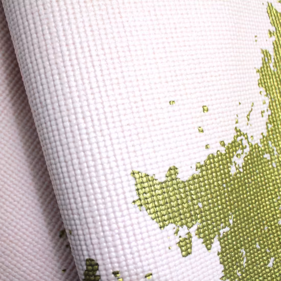 Estera de yoga de PVC antidesgarro, antideslizante, cómoda, duradera, para gimnasio en casa