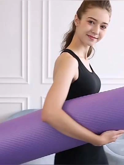 Espuma NBR gruesa personalizada Fitness y esterilla de yoga para ejercicios con correa transportadora Ecológica TPE/PVC/EVA/Nbryoga Mat